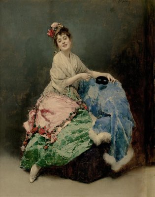 Raimundo Madrazo, Aline con antifaz