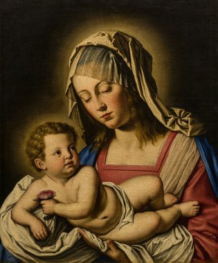 Giovanni Battista Salvi. Llamado Sassoferrato (Ancona, La Virgen y el Niño