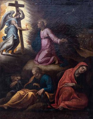 Escuela novohispana (siglo XVII- XVIIl), La agonía de Getsemaní 