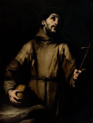 Luca Giordano llamado Fa Presto / Il Fulmine (Nápoles 1632-1705) llamado Fa Presto/ Il Fulmine (Nápoles 1632-1705), San Francisco de Asís