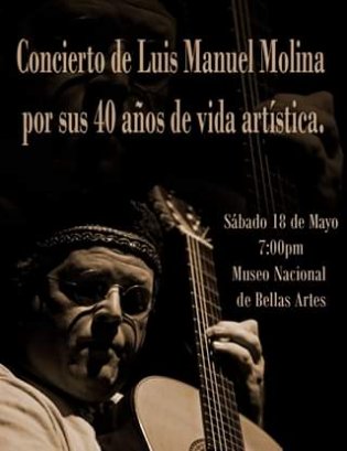 Concierto del guitarrista Luis Manuel Molina