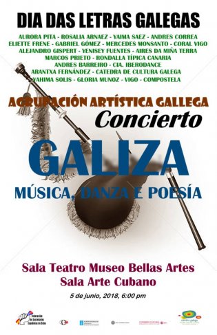 Celebracion del dia de las letras gallegas, Concierto Galiza 