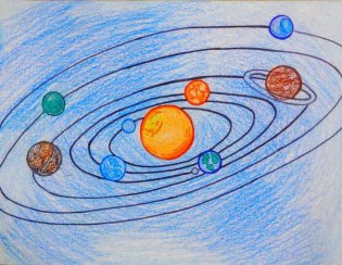 Taller de Creación Infantil Las formas de los planetas y astros en el arte. Abstracción concreta. 