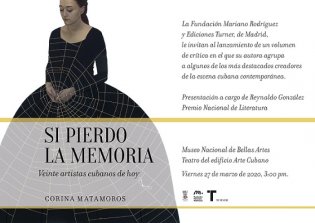 Presentación del libro Si pierdo la memoria. Veinte artistas cubanos