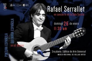 Concierto del guitarrista español Rafael Serrallet 