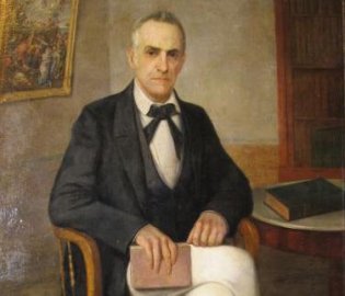 Detalle de Retrato de Don José de la Luz y Caballero