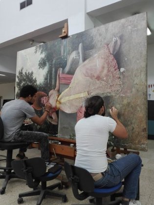 Homenaje desde el Departamento de Restauración al Bicentenario de la Academia San Alejandro