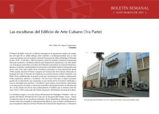 Las esculturas del Edificio de Arte Cubano