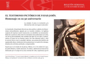 El testimonio pictórico de Fayad Jamís 