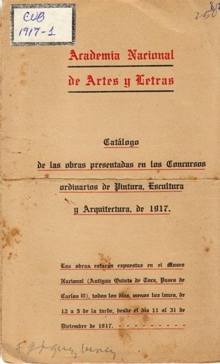 Academia de Artes y Letras. Catálogo