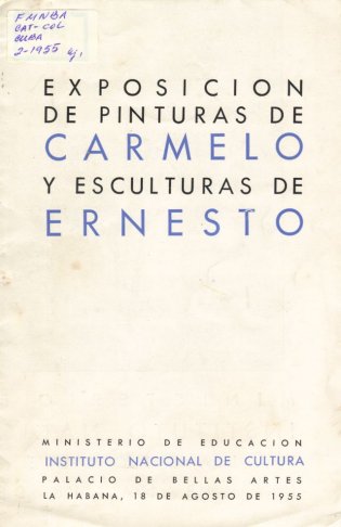 Exposición de pinturas de Carmelo y esculturas de Ernesto