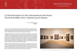 La Sala Permanente de Arte Latinoamericano del Museo Nacional de Bellas Artes: conjuntos que la integran 