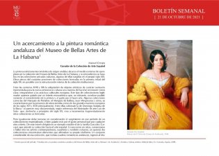 Un acercamiento a la pintura romántica andaluza del Museo de Bellas Artes de La Habana