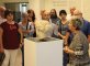 Visita de embajadores de la Uni{on Europea a la exposición ¨Afrodita Gnidia: El desnudo femenino en la escultura griega de la Antigüedad¨ 